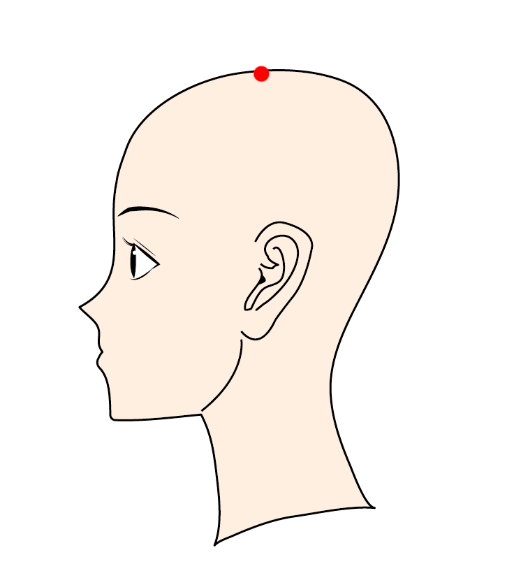 ツボ・百会で肩こり解消