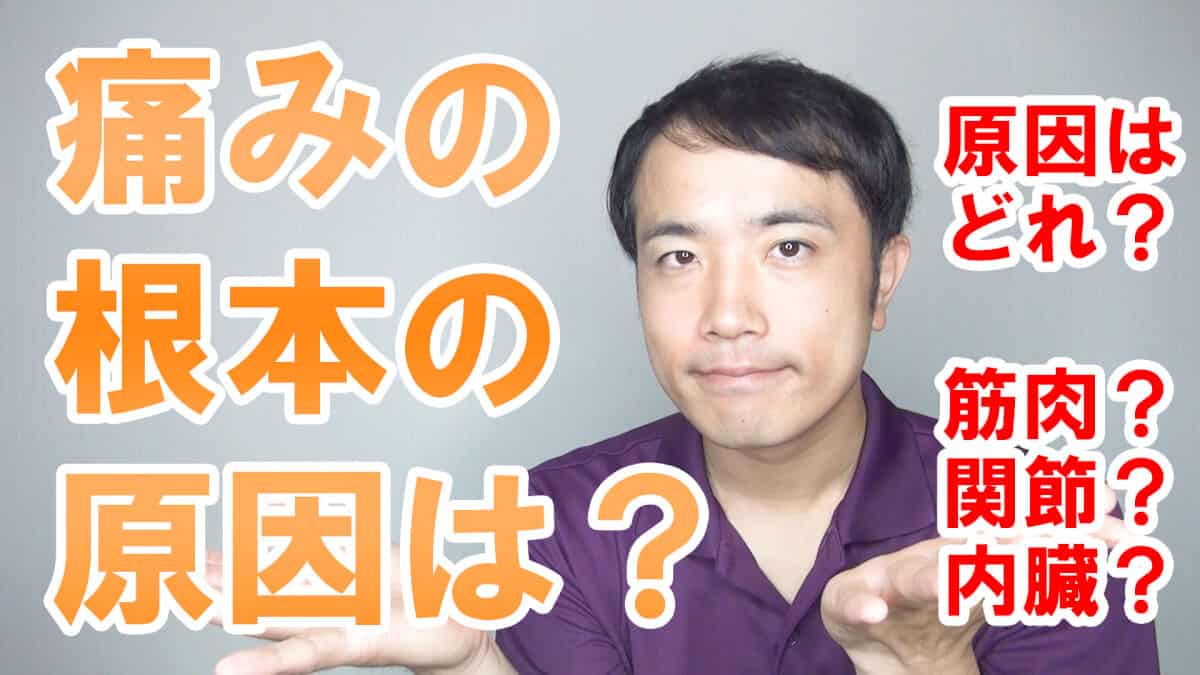 【宮崎 整体】痛みの根本の原因は？