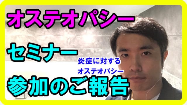 伊丹空港からセミナー報告【オステオパシーへの想い 2019.11】